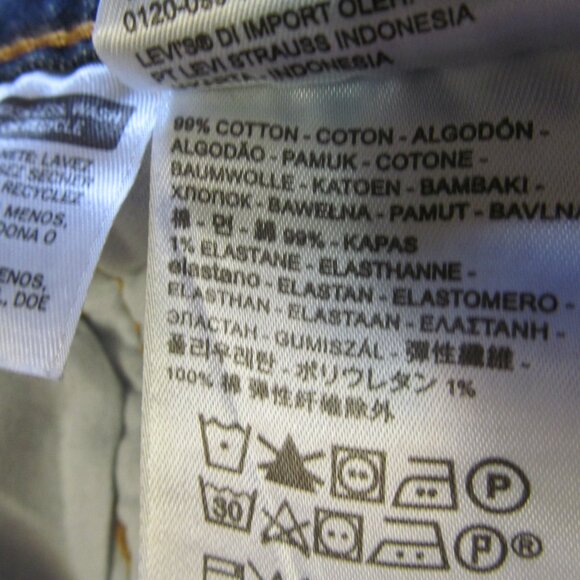 Levi's 505 Men's Jeans 34x30.5 Medium Wash Amazing Cond ~ Dry Cleaned & Pressed! - Picture 15 of 16